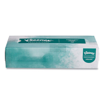 Kleenex® Naturals Facial Tissue For Business, Flat Box, 2-ply, White, 125 Sheets-box freeshipping - TVN Wholesale